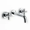 Roca Loft Chrome Wall Mounted 3 Hole Basin Mixer -Espaces Bain Shop 5a4743c00 l