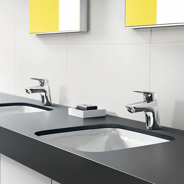 Hansgrohe Logis Basin Mixer 70 For Vented Hot Water Cylinders With Push-open Waste 6 Hansgrohe Logis Basin Mixer 70 For Vented Hot Water Cylinders With Push-open Waste - Image 4