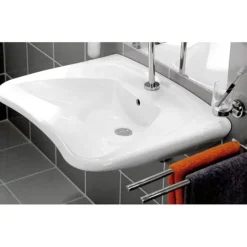 Villeroy & Boch Villeroy And Boch ViCare 600mm Wheelchair Accessible Washbasin -Espaces Bain Shop 71196301 d1
