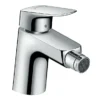 Hansgrohe Logis Single Lever Bidet Mixer 70 With Pop-up Waste -Espaces Bain Shop 71204000 l