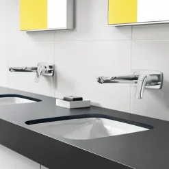 Hansgrohe Logis Wall Mounted Single Lever Basin Mixer With Waste -Espaces Bain Shop 71220000 d2