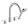 Hansgrohe Vernis Blend 4-hole Deck Mounted Bath Mixer - Chrome -Espaces Bain Shop 71456000 l