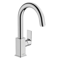 Hansgrohe Vernis Shape Single Lever Basin Mixer With Swivel Spout And Pop-up Waste