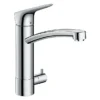 Hansgrohe Logis M31 Single Lever Kitchen Mixer 220 With Shut-Off Valve -Espaces Bain Shop 71834000 l
