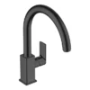 Hansgrohe Vernis Shape M35 Single Lever Kitchen Mixer Tap 210 With Swivel Spout - Matt Black -Espaces Bain Shop 71871670 l