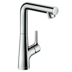 Hansgrohe Talis S Single Lever Basin Mixer 210 With Swivel Spout And Pop-up Waste