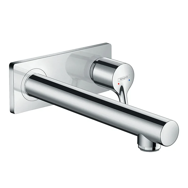 Hansgrohe Talis S Wall Mounted Single Lever Basin Mixer With Waste (Long Spout) 3 Hansgrohe Talis S Wall Mounted Single Lever Basin Mixer With Waste (Long Spout)