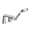 Hansgrohe Talis S 3-Hole Deck Mounted Single Lever Bath Mixer For Secuflex