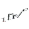 Hansgrohe Talis S 4-hole Deck Mounted Bath Mixer For Secuflex -Espaces Bain Shop 72418000 l