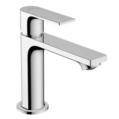 Hansgrohe Rebris E Single Lever Basin Mixer 110 With Pop-up Waste - Chrome -Espaces Bain Shop 72557000 s hl1