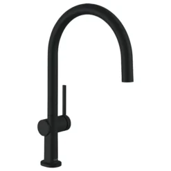 Hansgrohe Talis M54 220 C-Spout Single Lever Kitchen Mixer - Matt Black -Espaces Bain Shop 72804670 l