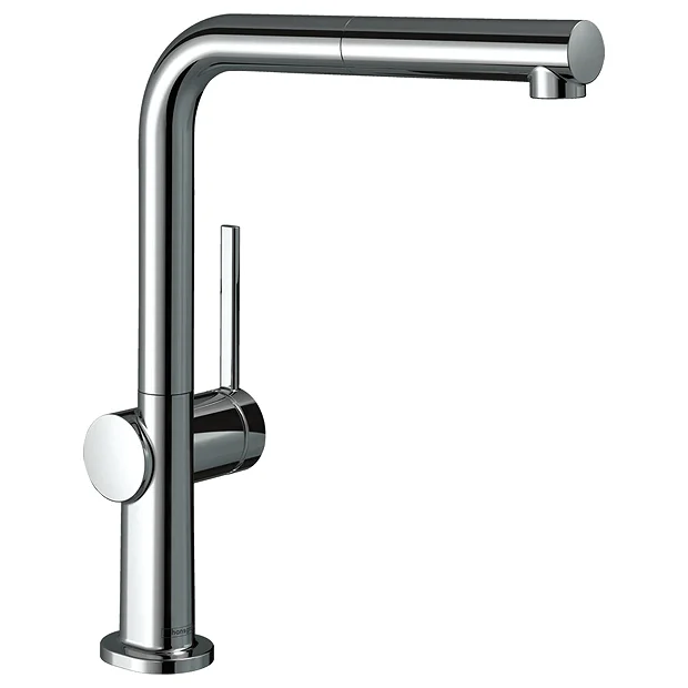 Hansgrohe Talis M54 270 Single Lever Kitchen Mixer With Pull Out Spray - Chrome 4 Hansgrohe Talis M54 270 Single Lever Kitchen Mixer With Pull Out Spray - Chrome - Image 2