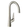 Hansgrohe Talis M51 Single Lever Kitchen Mixer 260 - Stainless Steel -Espaces Bain Shop 72810800 l