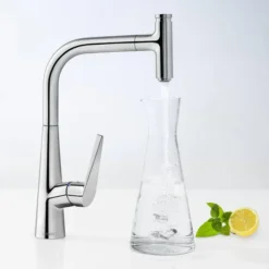 Hansgrohe Talis Select M51 Single Lever Kitchen Mixer 300 With Pull Out Spray - Chrome