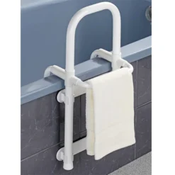 WENKO Secura Bath Safety Rail - 120Kg Adjustable - White