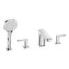 Roca Escuadra 4-Hole Bath Shower Mixer With Kit 2 Roca Escuadra 4-Hole Bath Shower Mixer With Kit -Espaces Bain Shop a5a0901c00 l1