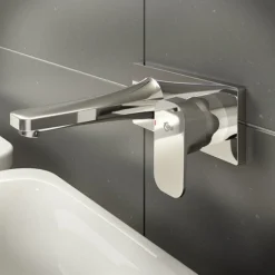 Ideal Standard Tonic II 180mm Spout Wall Mounted Basin Mixer -Espaces Bain Shop a6334aaa5948nu d3