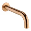 Arezzo Brushed Bronze Wall Mounted Bath Spout -Espaces Bain Shop abrzwmsptl