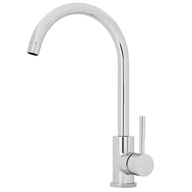 Alberta Modern Chrome Kitchen Mixer Tap 3 Alberta Modern Chrome Kitchen Mixer Tap