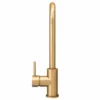 Alberta Modern Brushed Gold Single Lever Kitchen Mixer Tap