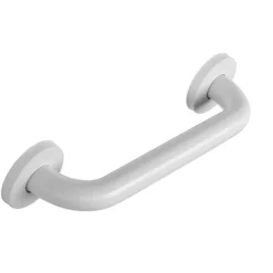 Croydex 300mm Stainless Steel White Straight Grab Bar -Espaces Bain Shop ap501022ai3