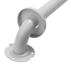 Croydex 600mm Stainless Steel White Straight Grab Bar 9 Croydex 600mm Stainless Steel White Straight Grab Bar -Espaces Bain Shop ap501222ai2