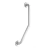 Croydex Stainless Steel White Angled Grab Bar -Espaces Bain Shop ap501322 ln