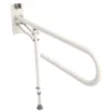 Croydex White Fold Away Hand Rail With Drop Down Leg -Espaces Bain Shop ap5029221000
