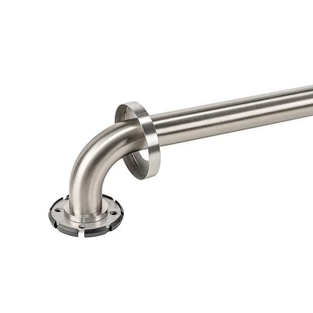 Croydex 450mm Brushed Stainless Steel Anti Viral Grab Bar 3 Croydex 450mm Brushed Stainless Steel Anti Viral Grab Bar