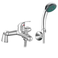 Apollo Bath Shower Mixer With Shower Kit - Chrome