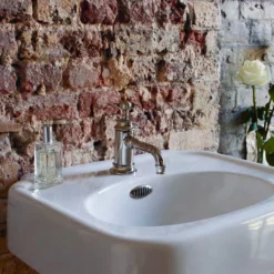 Arcade Monobloc Basin Mixer Tap - Nickel - Various Tap Head Options -Espaces Bain Shop arc12 d1