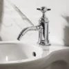 Arcade Bidet Mixer With Pop-up Waste - Nickel - Various Tap Head Options