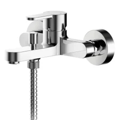 Nuie Arvan Wall Mounted Bath Shower Mixer + Shower Kit
