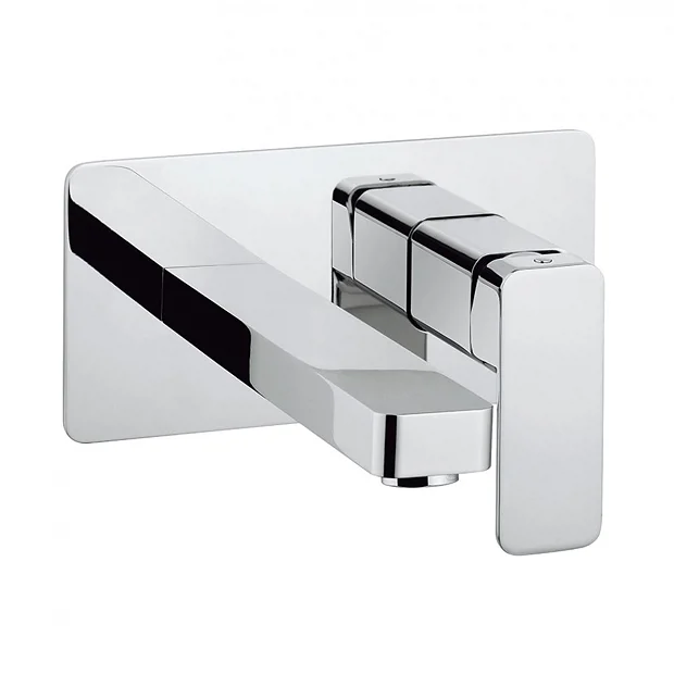 Crosswater - Atoll Wall Mounted 2 Hole Set Basin Mixer 4 Crosswater - Atoll Wall Mounted 2 Hole Set Basin Mixer - Image 2