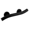 Arezzo 355mm Matt Black Wave Grab Rail 1 Arezzo 355mm Matt Black Wave Grab Rail -Espaces Bain Shop az14wmb l