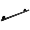 Arezzo 660mm Matt Black Straight Grab Rail -Espaces Bain Shop az26smb l