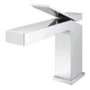 Arezzo Leva Mono Basin Mixer Tap Chrome -Espaces Bain Shop az42cd1
