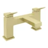 Arezzo Leva Bath Filler Tap Brushed Brass -Espaces Bain Shop az745bbl