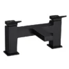 Arezzo Leva Bath Filler Tap Matt Black -Espaces Bain Shop az745mbl