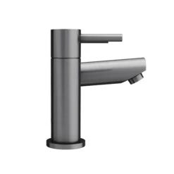 Arezzo Round Gunmetal Grey Bath Filler Tap