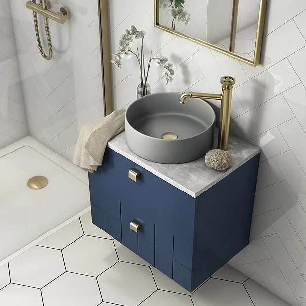 Arezzo Brushed Brass Industrial Style High Rise Basin Mixer 3 Arezzo Brushed Brass Industrial Style High Rise Basin Mixer