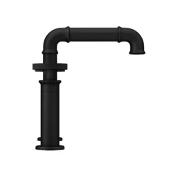 Arezzo Matt Black Industrial Style Bath Filler -Espaces Bain Shop azisbk03 n d3