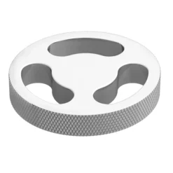 Arezzo Chrome 2TH Industrial Style Deck Mounted Basin Mixer -Espaces Bain Shop azisch02 d1