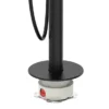 Arezzo Round Thermostatic Floor Mounted Freestanding Bath Shower Mixer Matt Black -Espaces Bain Shop azrdtfstmb1 d2