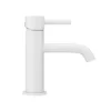 Arezzo Round Matt White Basin Mono Mixer Tap -Espaces Bain Shop azrmwt n d2