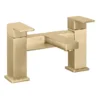 Arezzo Square Brushed Brass Bath Filler Tap -Espaces Bain Shop azsqbfbbl