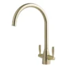 JTP Blink Brushed Brass Dual Lever Kitchen Sink Mixer 2 JTP Blink Brushed Brass Dual Lever Kitchen Sink Mixer -Espaces Bain Shop bbrbl182 d1