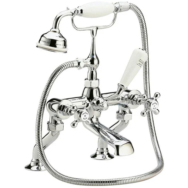 Hudson Reed Topaz Deck Mounted Bath Shower Mixer Inc. Shower Kit - Chrome 3 Hudson Reed Topaz Deck Mounted Bath Shower Mixer Inc. Shower Kit - Chrome