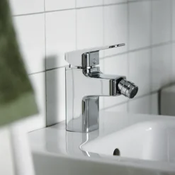 Ideal Standard Ceraplan Single Lever Bidet Mixer With Pop-up Waste -Espaces Bain Shop bd249aa.ai1
