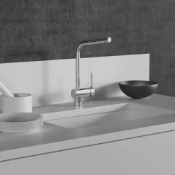 Ideal Standard Ceralook Chrome Single Lever L-Shape Spout Kitchen Mixer